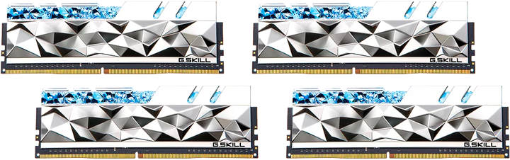 Оперативна пам'ять G.Skill DDR4-3600 64GB PC4-28800 (Kit of 4x16GB) Trident Z Royal Elite Silver (4713294228666) - зображення 2