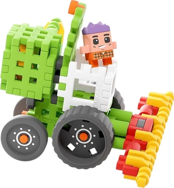 Конструктор Marioinex Mini Waffle Farmer: Комбайн з Томмі 60 елементів 720688 (5903033907528) - зображення 4