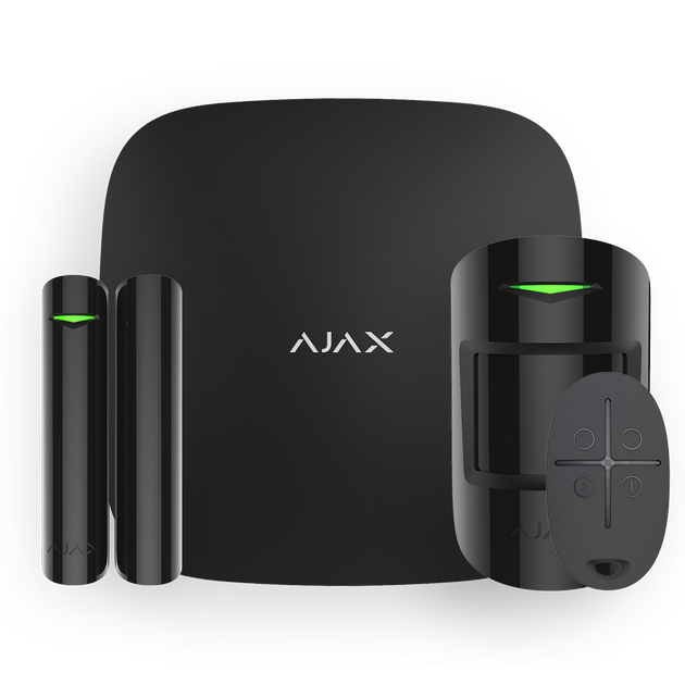 AJAX StarterKit черный (Black) Стартовый комплект системы безопасности - Фото 1 AJAX StarterKit черный (Black) Стартовый комплект системы безопасности - изображение 1