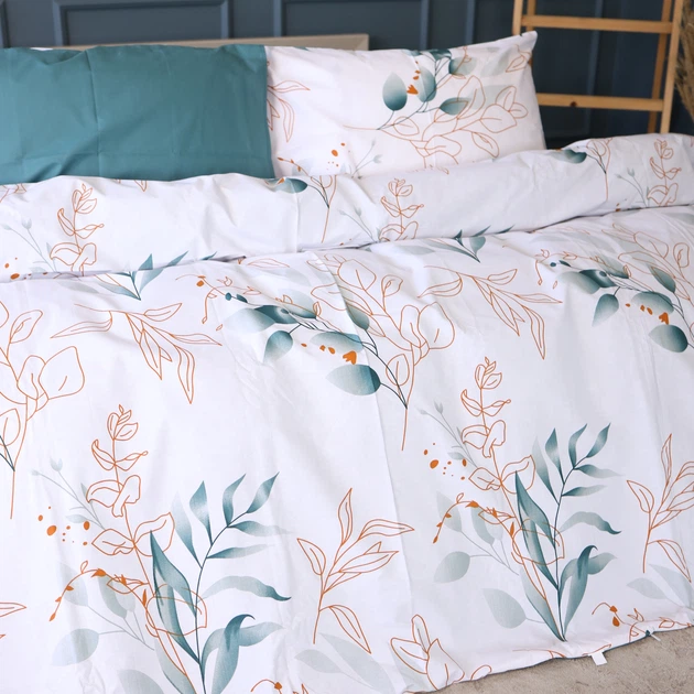 Простирадло Ranforce Elite 17-0954 Delicate Foliage 220*240 - зображення 3