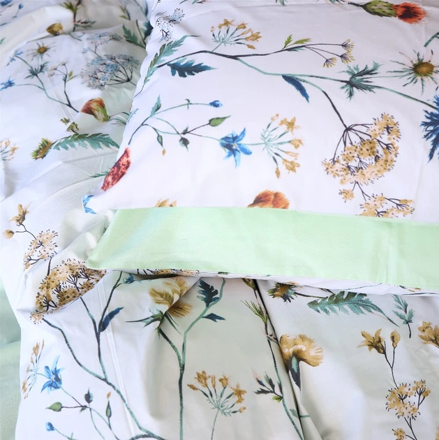 Пододеяльник MirSon Полуторный 143х210 см 17-0960 Wildflowers Бязь (2200013184669) - изображение 5