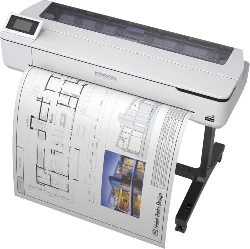Принтер струйный цветной A0 Epson SureColor SC-T5100 36", White (C11CF12301A0) - Фото 4 Принтер струйный цветной A0 Epson SureColor SC-T5100 36", White (C11CF12301A0) - изображение 4