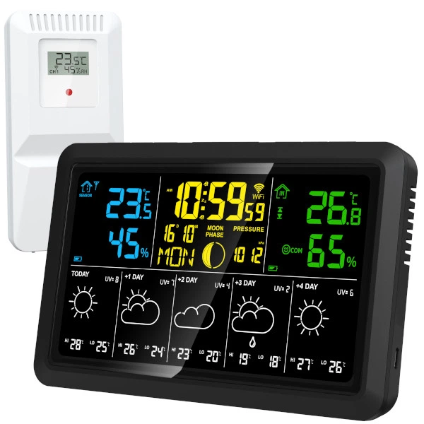 Бездротова метеостанція MalTec Daily5000M App (114132) - Фото 1 Бездротова метеостанція MalTec Daily5000M App (114132) - зображення 1