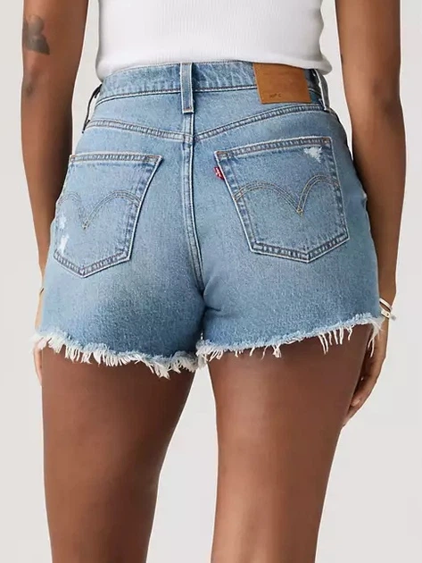 Шорти джинсові короткі жіночі Levi`s 501® Curve Short 005DP-0001 28 Сині (5401187758848) - зображення 2