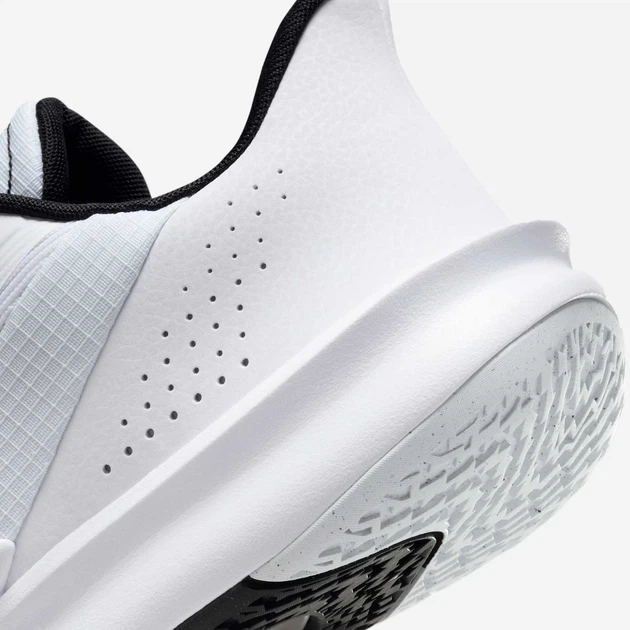 Buty do koszykówki męskie Nike Precision VII FN4322-101 44.5 (10.5US) Białe (197596228366) - obraz 8