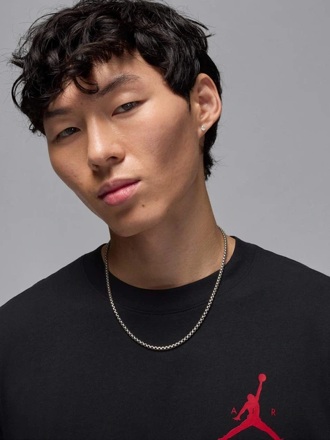Koszulka męska bawełniana Jordan M J Jumpman Ss Lbr Tee IM9803-011 M Czarna (198730666037) - obraz 4