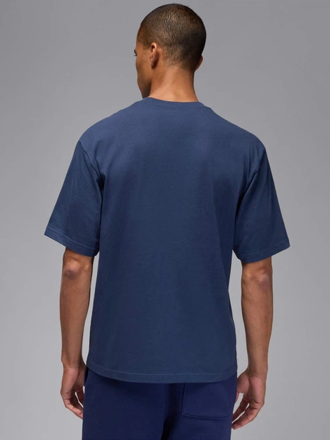 Футболка бавовняна довга чоловіча Jordan M J Jumpman Ss Lbr Tee IM9803-410 M Синя (198730649979) - зображення 2