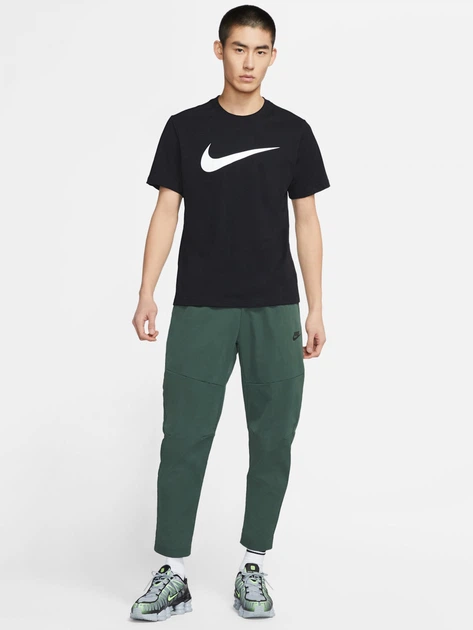 Koszulka męska bawełniana Nike M Nsw Tee Icon Swoosh DC5094-010 XL Czarna (194502460971) - obraz 3