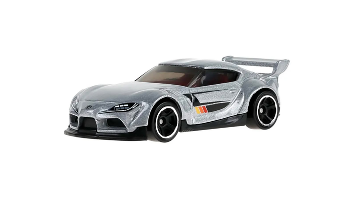 Машинка Базова Hot Wheels '20 Toyota GR Supra Then and Now 1:64 JJK04 Grey - зображення 5