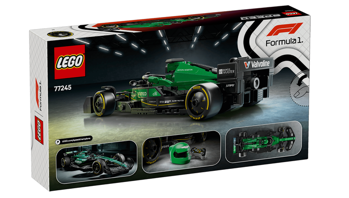 Конструктор Lego Автомобиль для Гонки Aston Martin Aramco F1 AMR24 Speed Champions 77245 - Фото 9 Конструктор Lego Автомобиль для Гонки Aston Martin Aramco F1 AMR24 Speed Champions 77245 - изображение 9