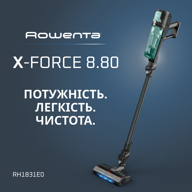 Аккумуляторный пылесос Rowenta X-FORCE 8.80 RH1831E0 - Фото 2 Аккумуляторный пылесос Rowenta X-FORCE 8.80 RH1831E0 - изображение 2