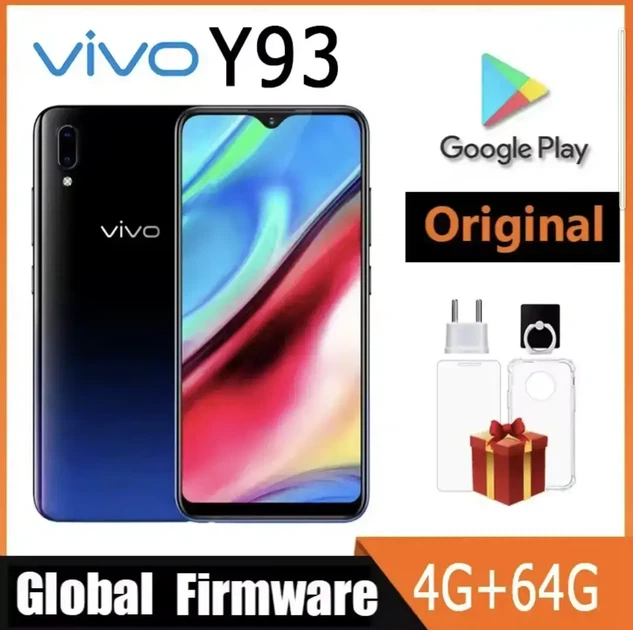 Смартфон Vivo Y93 4/64GB Black-Blue - изображение 4