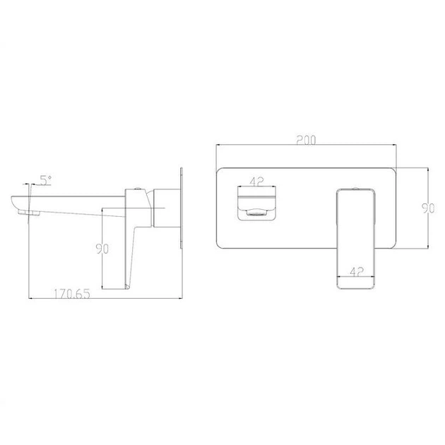 Змішувач для умивальника Omnires Parma grafit (PM7415GR) (00139921) - зображення 2