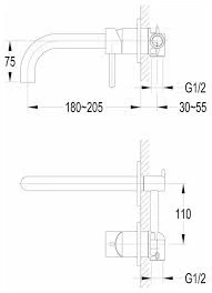 Змішувач для умивальника прихованого монтажу Omnires Y black (Y1215HBL) (00139931) - Фото 4 Змішувач для умивальника прихованого монтажу Omnires Y black (Y1215HBL) (00139931) - зображення 4
