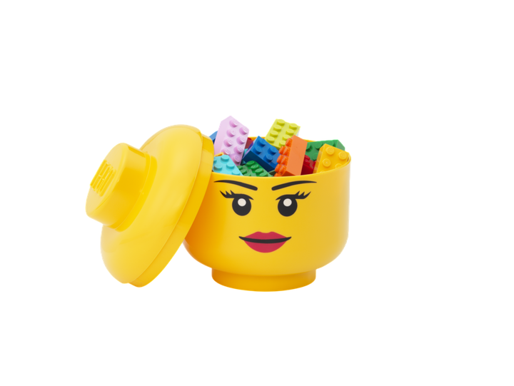Pojemnik LEGO Głowa Mini Girl 360 ml (5711938033538) - obraz 3