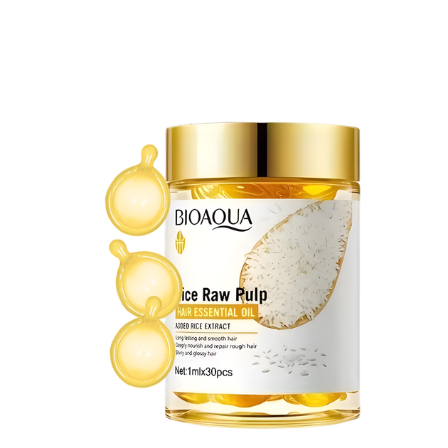Капсули для відновлення волосся Bioaqua Rice Raw Pulp 30 шт (BQY00973) - изображение 2