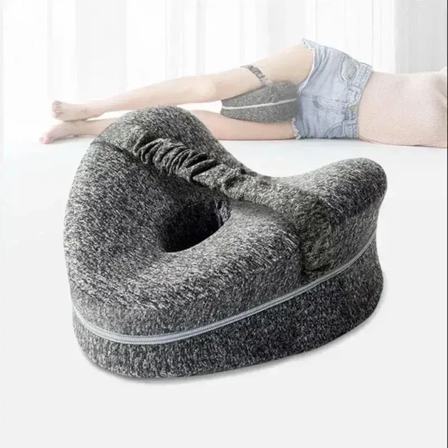 Ортопедична подушка для ніг ComfortSleep Heart — для вагітних і сну на боці, зняття болю в спині та ішіасу - Фото 1 Ортопедична подушка для ніг ComfortSleep Heart — для вагітних і сну на боці, зняття болю в спині та ішіасу - изображение 1