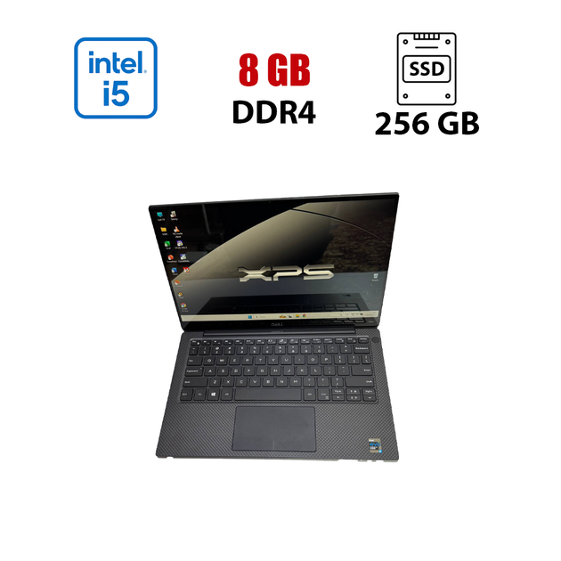 Ультрабук Dell XPS 13 9305 / 13.3" (1920x1080) IPS Touch / Intel Core i5-1135G7 (4 (8) ядра по 2.4 - 4.2 GHz) / 8 GB DDR4 / 256 GB SSD / Intel Iris Xe Graphics / WebCam б/у - Фото 1 Ультрабук Dell XPS 13 9305 / 13.3" (1920x1080) IPS Touch / Intel Core i5-1135G7 (4 (8) ядра по 2.4 - 4.2 GHz) / 8 GB DDR4 / 256 GB SSD / Intel Iris Xe Graphics / WebCam б/у - изображение 1