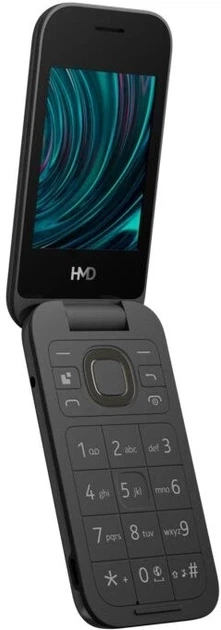 Телефон кнопковий - розкладачка HMD 2660 Flip TA-1711 Dual Sim (1GF033CPH1C01) чорний - Фото 2 Телефон кнопковий - розкладачка HMD 2660 Flip TA-1711 Dual Sim (1GF033CPH1C01) чорний - зображення 2