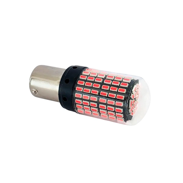 Світлодіодна лампа 12 1157 144SMD 3014 ST RED (11557) - зображення 3