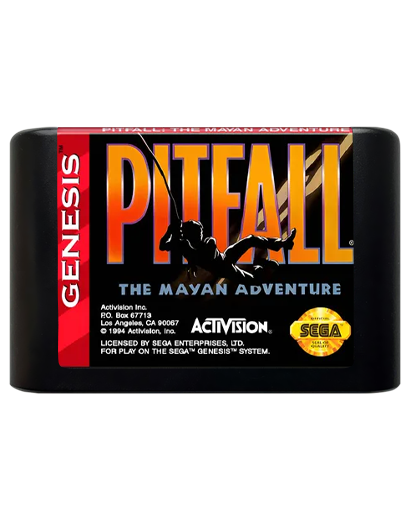 Игра Sega Mega Drive Pitfall: The Mayan Adventure USA Английская Версия Только Картридж Б/У - Фото 1 Игра Sega Mega Drive Pitfall: The Mayan Adventure USA Английская Версия Только Картридж Б/У - изображение 1