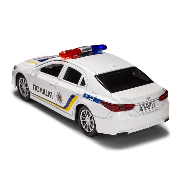 Автомодель дитяча Toyota Camry Поліція TechnoDrive KM250416 масштаб 1:43 - изображение 9