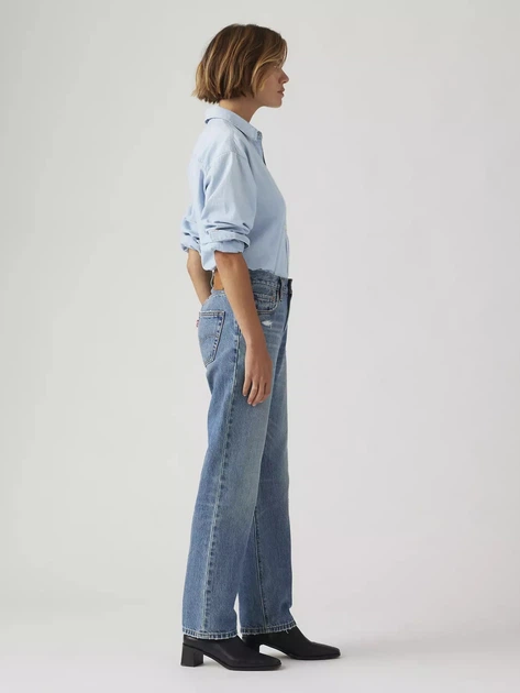 Jeansy regular fit damskie Levi`s 501® '90s A1959-0064 W32L30 Niebieskie (5401157986189) - obraz 5