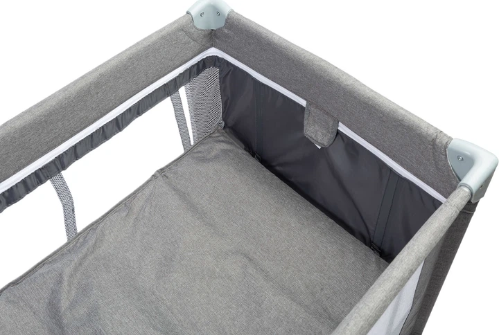Дорожнє ліжечко Caretero Basic Plus grey 125×66 ×75.5 см (5903076300362) - зображення 5