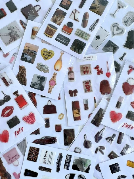 Наклейки 3D Stickers для декора So This is Love Green эффектные для украшения интерьера - изображение 4