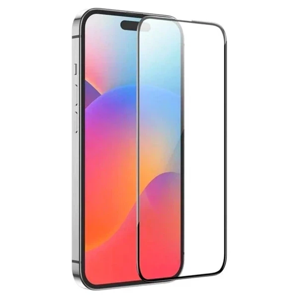 Защитное стекло Hoco Guardian HD глянцевое для iPhone 17 Air черное комплект - изображение 3