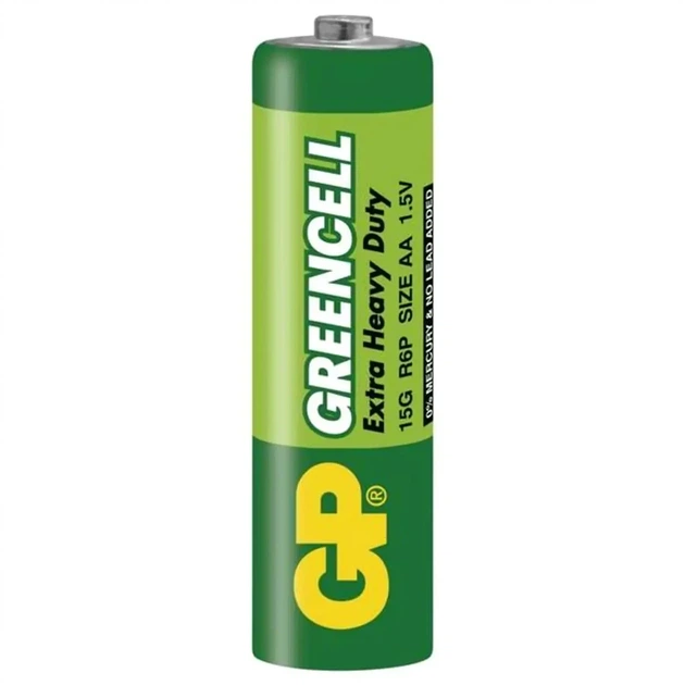Батарейки GP GREENCELL 1.5V солевые AA R6 4 шт для устройств с низким потреблением энергии - зображення 3
