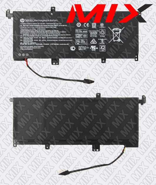 Батарея HP Envy X360 15-AR 15-AQ M6-AR M6-AQ (MB04XL 843538-541 844204-850) 15.4V 3470mAh ОРИГІНАЛ 14316000 Original - Фото 1 Батарея HP Envy X360 15-AR 15-AQ M6-AR M6-AQ (MB04XL 843538-541 844204-850) 15.4V 3470mAh ОРИГІНАЛ 14316000 Original - зображення 1