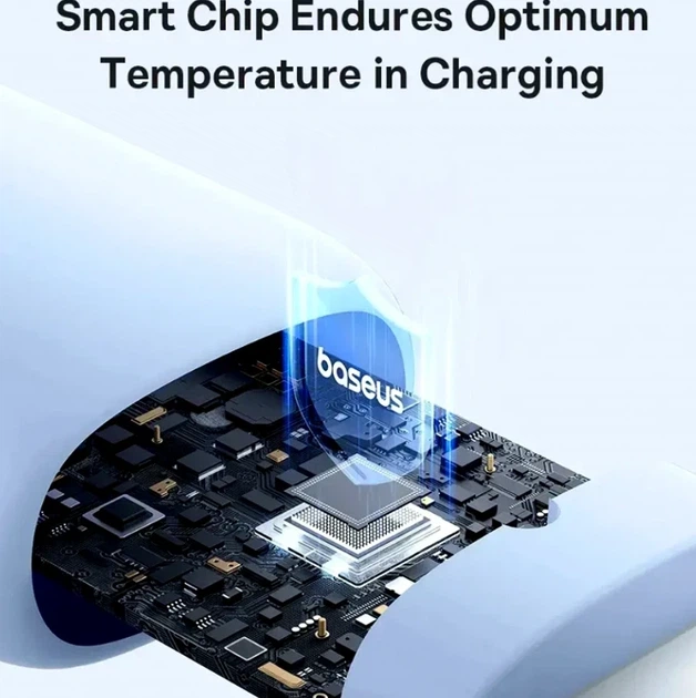 Кабель Baseus Type-C до Type-C 100W 2 м чорний для заряджання та передачі даних - зображення 8