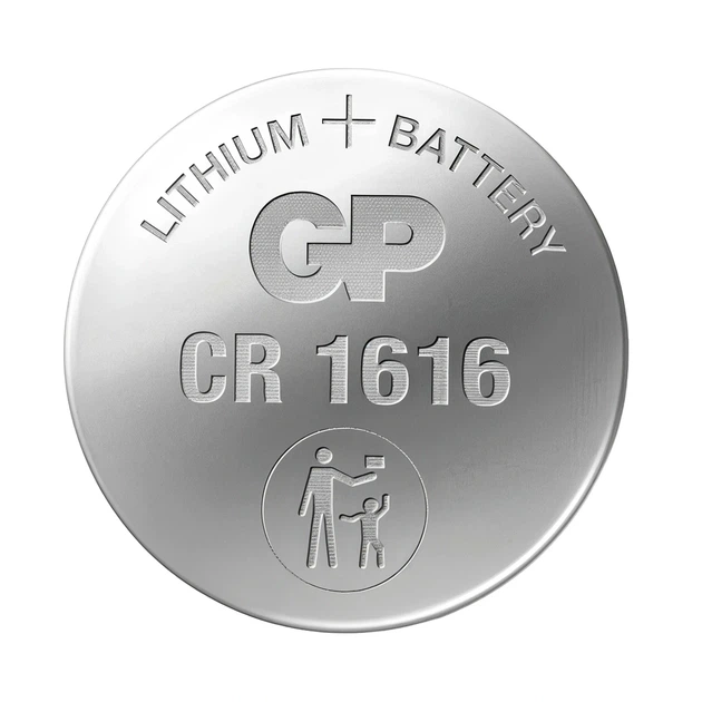 Батарейки GP LITHIUM CR1616 3V 5 шт для годинника та іншої електроніки - Фото 1 Батарейки GP LITHIUM CR1616 3V 5 шт для годинника та іншої електроніки - зображення 1