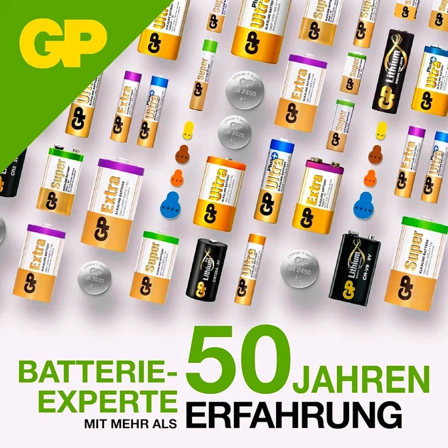 Батарейки GP ALKALINE A76F-U10 1.5V 10 шт щелочные AG13 LR44 для приборов - Фото 7 Батарейки GP ALKALINE A76F-U10 1.5V 10 шт щелочные AG13 LR44 для приборов - изображение 7