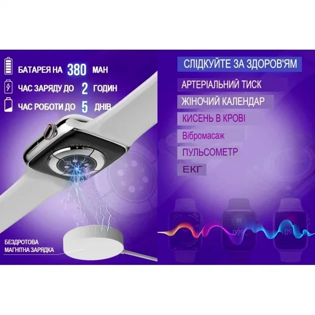 Смарт-годинник DT NO.1 Mini 41 мм Grey Bluetooth 5.2 пульсометр крокомір водонепроникність - зображення 8