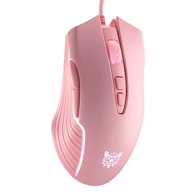 Комп'ютерна миша Onikuma CW905 Pink оптична провідна 6400 dpi для ігор та роботи - Фото 1 Комп'ютерна миша Onikuma CW905 Pink оптична провідна 6400 dpi для ігор та роботи - зображення 1