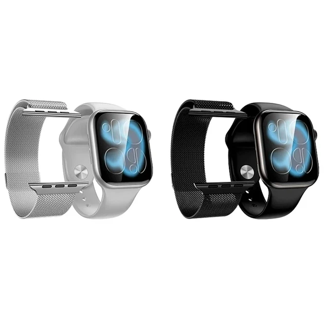 Смарт-годинник Hoco Y42 2.01 дюйма Bluetooth 5.3 сріблястий з пульсометром крокоміром та захистом IPX6 - зображення 4