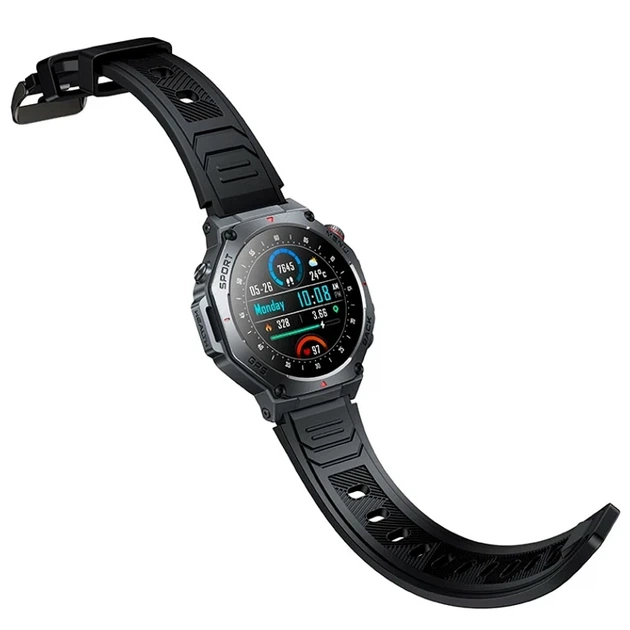 Смарт-часы Hoco Y37 AMOLED GPS черные 1,39 дюйма 260 мАч для спорта с функцией звонков - изображение 8