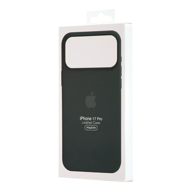 Чохол Leather Case з MagSafe для iPhone 17 Pro шкірозамінник захист камери зелений - зображення 2