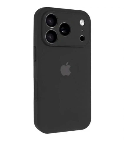 Чехол силиконовый Silicone Case Square для iPhone 17 Pro Max защита камеры черный - Фото 4 Чехол силиконовый Silicone Case Square для iPhone 17 Pro Max защита камеры черный - изображение 4