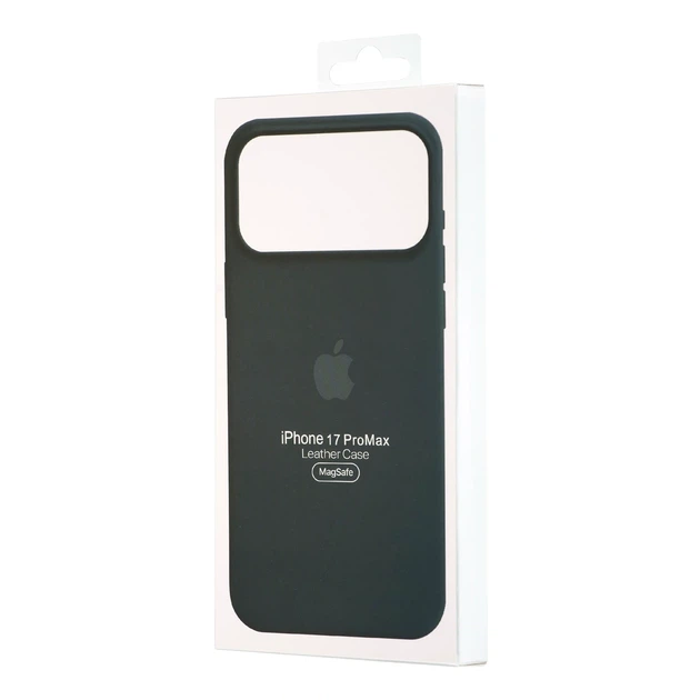 Чехол Leather Case с MagSafe для iPhone 17 Pro Max кожзам защита камеры зеленый - изображение 2
