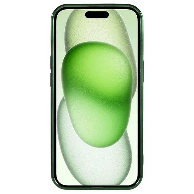 Чохол силіконовий Ductil Metallic Edge із MagSafe для iPhone 14 захист камери темно-зелений - Фото 8 Чохол силіконовий Ductil Metallic Edge із MagSafe для iPhone 14 захист камери темно-зелений - зображення 8