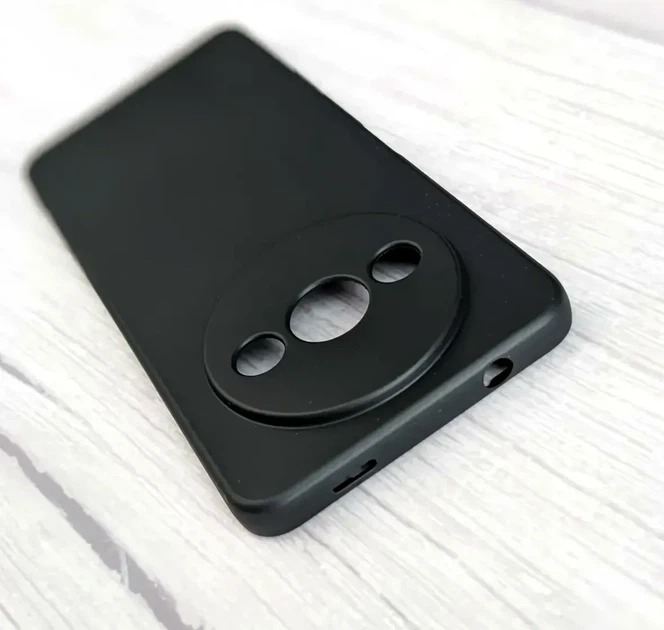 Чохол силіконовий Graphite для Xiaomi Redmi A3 чорний із захистом від ударів - Фото 8 Чохол силіконовий Graphite для Xiaomi Redmi A3 чорний із захистом від ударів - зображення 8