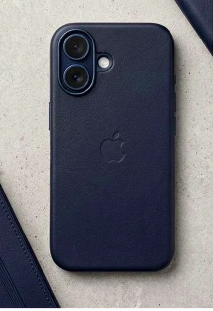 Чохол Leather Case з MagSafe для iPhone 17 темно-синій із захистом камери та стильним дизайном - Фото 6 Чохол Leather Case з MagSafe для iPhone 17 темно-синій із захистом камери та стильним дизайном - зображення 6