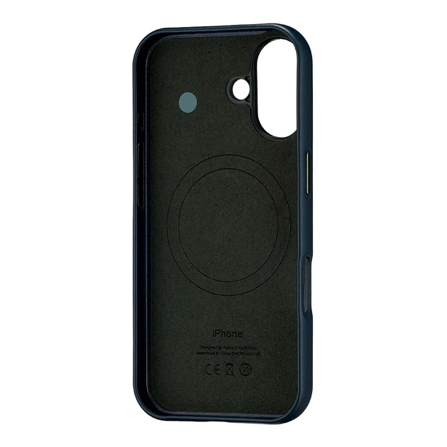 Чохол Leather Case з MagSafe для iPhone 17 шкірозамінник захист камери зелений - зображення 3