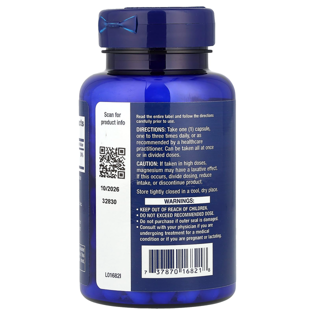 Магний цитрат Life Extension "Magnesium Citrate" 100 мг (100 вегетарианских капсул) - изображение 3