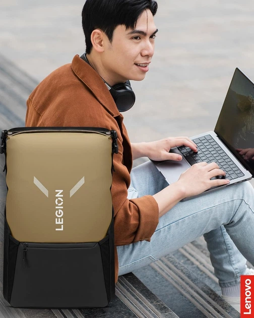 Рюкзак для ноутбука Lenovo Legion Gaming Backpack GB500 16" Black-Orange (GX41U39298) - зображення 2