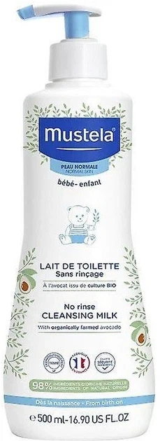 Лосьон для дітей Mustela Cleansing Lotion 500 мл - Фото 1 Лосьон для дітей Mustela Cleansing Lotion 500 мл - зображення 1