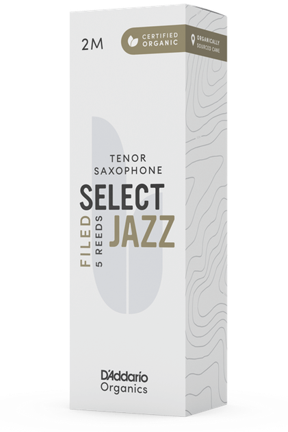 Трости для тенор-саксофона D'Addario Organic Select Jazz - Tenor Sax Filed 2M - 5 Pack - Фото 1 Трости для тенор-саксофона D'Addario Organic Select Jazz - Tenor Sax Filed 2M - 5 Pack - изображение 1